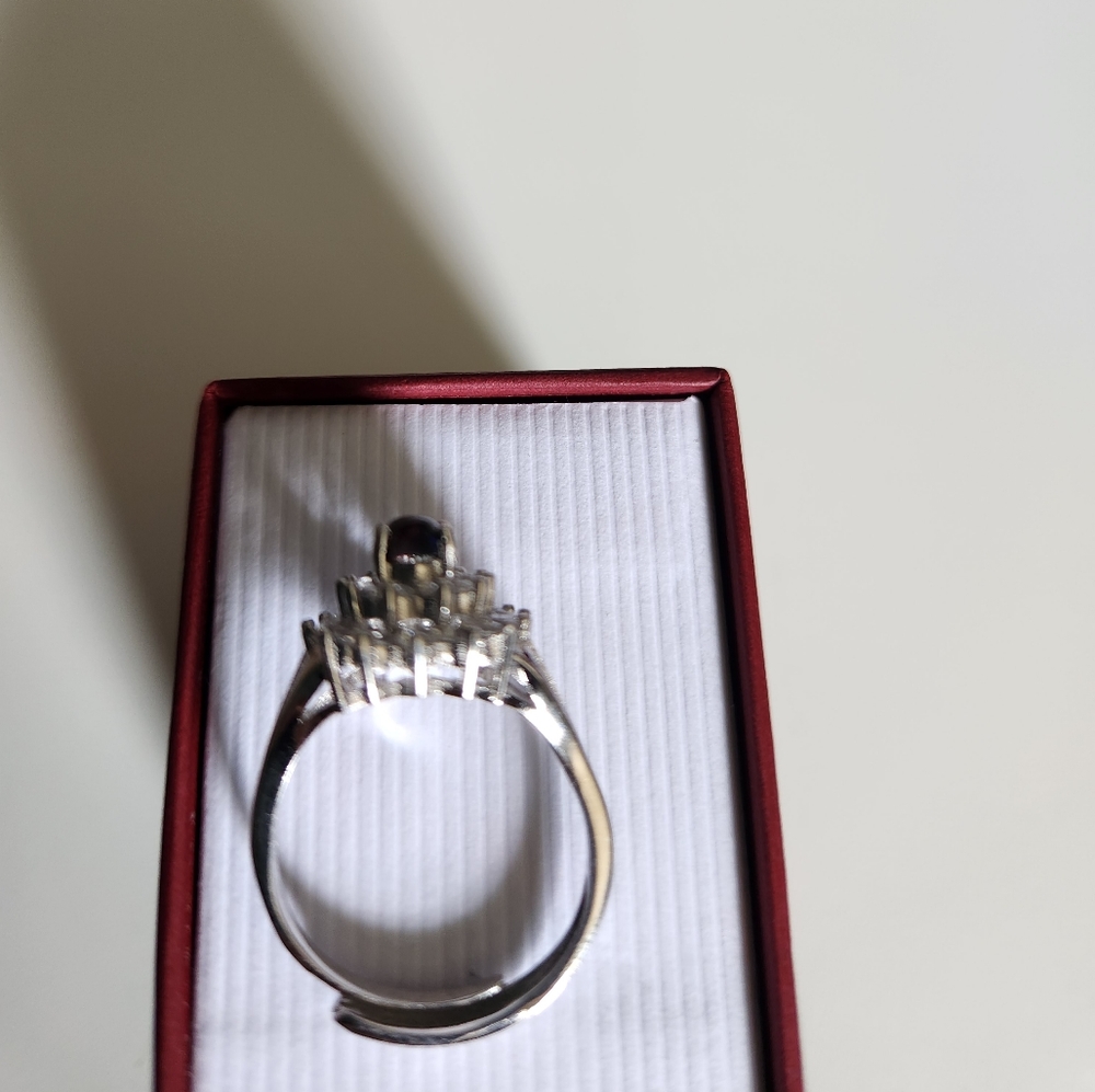 Ethiopian opal ring with adjustable size - Picture 4 of 4